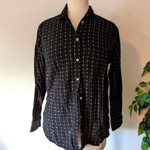 Madewell Floral Button Down Shirt